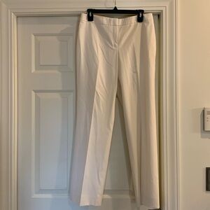 Lafayette 148 New York white dress pants. Fully lined